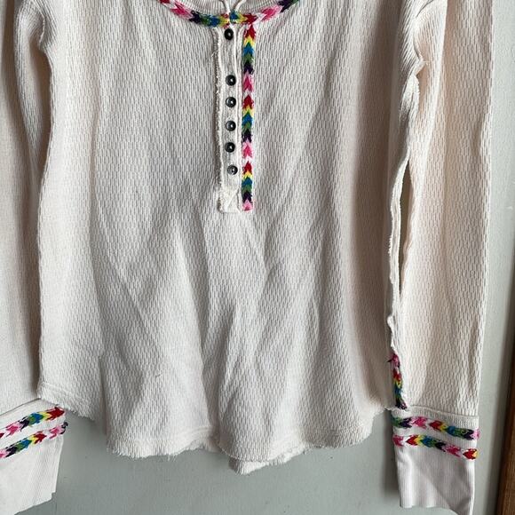 Free People Rainbow Thermal Top - Picture 6 of 16